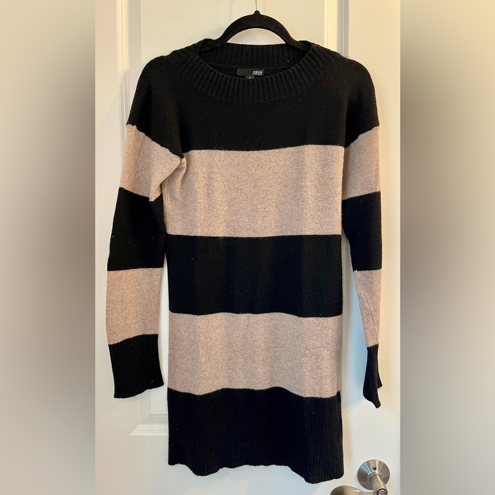 Aqua Brand 100% Cashmere Tunic Sweater